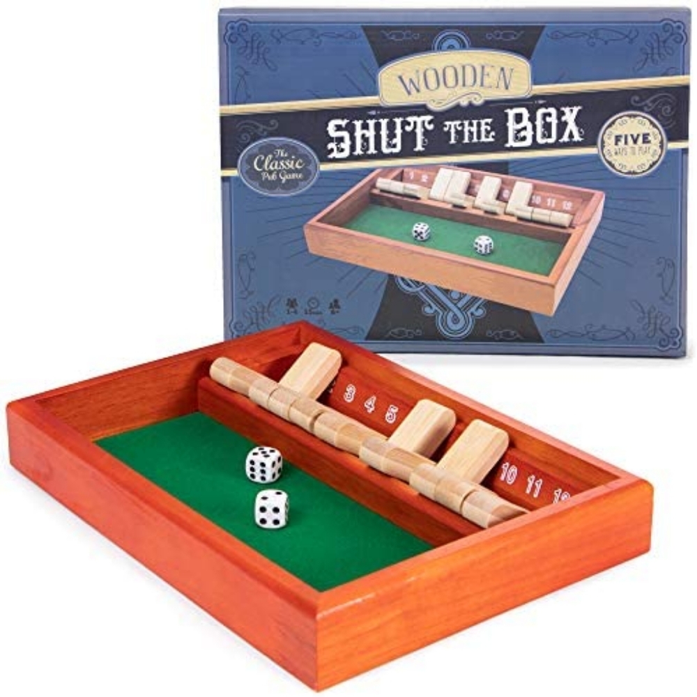 Brybelly Wooden Shut The Box Game